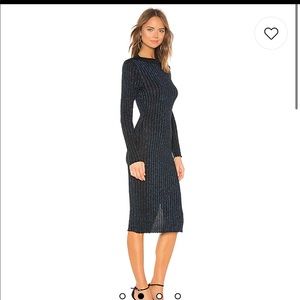 Superdown sparkle sweater dress